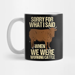 Funny Cattle Breeder Gift - Farm animal Life Mug